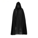 Black Hooded Cape for Halloween Cosplay