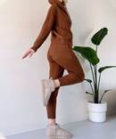 EasyChic- Jacquard loungewear sæt til kvinder