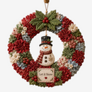 Yulestitch - 3D Julekrans DIY Kit i Stof