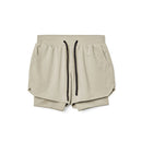 Kaelix - Dobbeltlagede løbeshorts med åndbart design