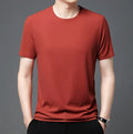 Harry - Slim Fit mesh T-shirt med rund hals