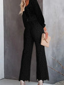 Scarlett - Dame jumpsuit med V-hals og smal pasform