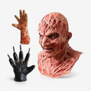 BurnShade - Horror Maske med Detaljer i Brændt Design