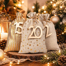 PouchNest - Adventskalender med 24 nummererede stofposer