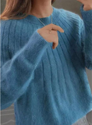 Katherine - Elegant Løs Pasform Langærmet Sweater