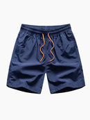 Hudson - Todelt sæt med skjorte med palmeprint og shorts