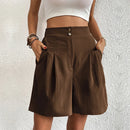 Cleo - Stilfulde shorts med justerbar talje - 1+1 Gratis