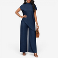 Dame To-dels Sæt med Rund Hals