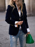 Julia fløjlsblazer
