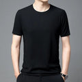 Harry - Slim Fit mesh T-shirt med rund hals
