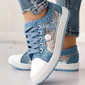 Luna - Dame sneakers med justerbar snørelukning