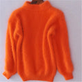 Gisela - Hyggelig rullekravesweater med lanterneærmer