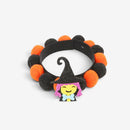 Kæledyr Halloween Halsbånd med Græskar og Dødningehoved Design