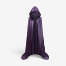 Sort Kappe med Hætte til Halloween og Cosplay