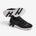 Dame Sneakers med Snørelukning og Skridsikker Sål