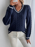 Mila V-hals sweater