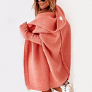 Dame Hoodie Strikket Cardigan