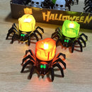 Halloween Spider Candle Holders with Creepy Designs