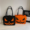 Halloween Messenger Bag med Græskar Design