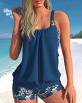 Amara - Dame tankini Amara slim fit 2-delt badetøj