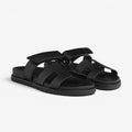 Dame Runde Tåsandaler med Slip-On Design