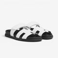 Dame Runde Tåsandaler med Slip-On Design