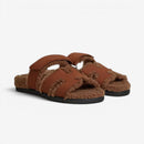 Dame Runde Tåsandaler med Slip-On Design