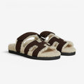 Dame Runde Tåsandaler med Slip-On Design