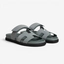Dame Runde Tåsandaler med Slip-On Design