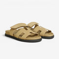 Dame Runde Tåsandaler med Slip-On Design