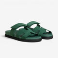 Dame Runde Tåsandaler med Slip-On Design