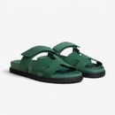 Dame Runde Tåsandaler med Slip-On Design