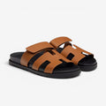Dame Runde Tåsandaler med Slip-On Design