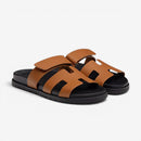 Dame Runde Tåsandaler med Slip-On Design