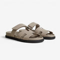 Dame Runde Tåsandaler med Slip-On Design