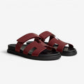 Dame Runde Tåsandaler med Slip-On Design