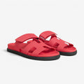 Dame Runde Tåsandaler med Slip-On Design