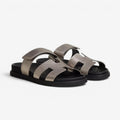 Dame Runde Tåsandaler med Slip-On Design