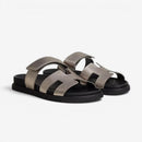 Dame Runde Tåsandaler med Slip-On Design