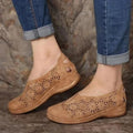 Chloe – Slip-on sko med åben tå og elegante udskæringer