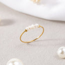 Kate klassisk ring med perledetaljer