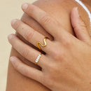 Kate klassisk ring med perledetaljer
