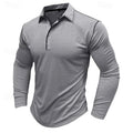 Elegant langærmet poloshirt fra Stuart med flapkrave og