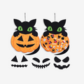 CraftWhisk - Halloween Kat Håndværkskit med Dekorationer
