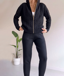 EasyChic- Jacquard loungewear sæt til kvinder