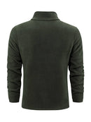Jayden fleece sweater med uldfor