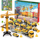 Buildmas - Byggeplads Køretøj Julekalender med 24 Legering Stykker