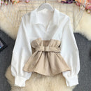 Jessica tofarvet bluse