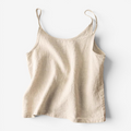 Dame Spaghetti Strap Top i Linned