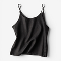Dame Spaghetti Strap Top i Linned